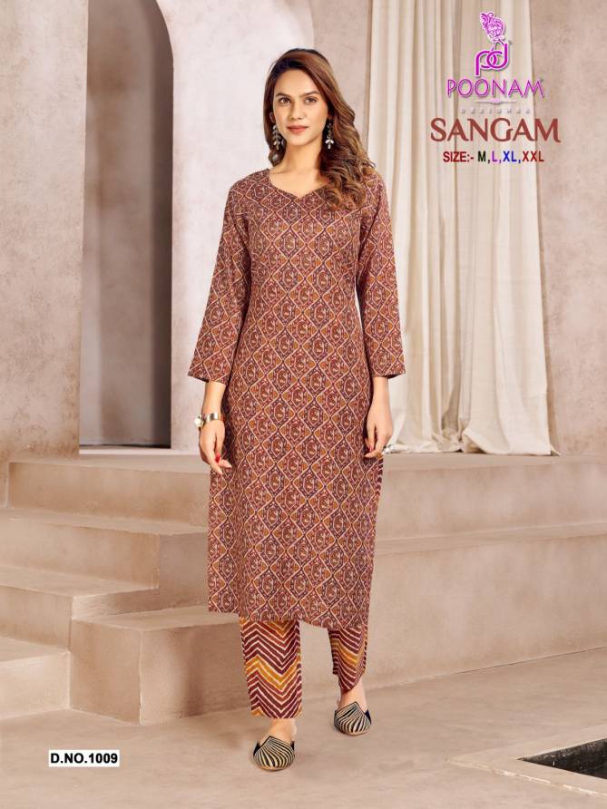 Poonam Sangam Regular Wear Wholesale Kurti With Bottom Catalog